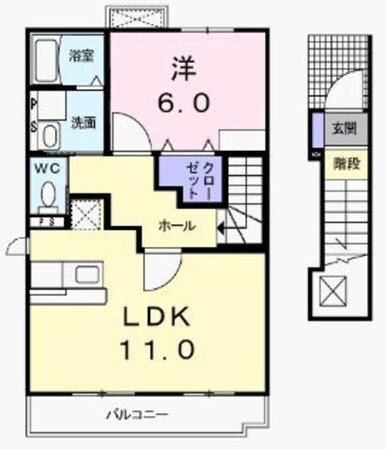 カサブランカ・シックスの物件間取画像